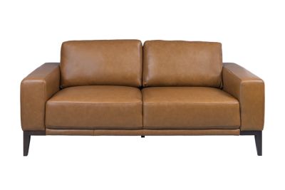 BENOA COWHIDE LEATHER 3-SEATER SOFA/SETTEE/COUCH IN TAN
