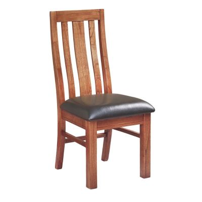 COPE MOUNTAIN ASH TIMBER DINING CHAIR WITH A PU SEAT IN NATURAL 